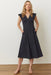 Marine Layer - Camila Midi Dress - Black - Front