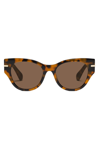 Quay - Chit Chat - Pebble Tort/Brown- Front