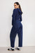 Good American - Jeanius Barrel Sweatpants - Indigo - Back