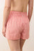 Marine Layer - Cali Seersucker Short - Hibiscus/Sand Stripe - Back