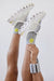 Free People - Movement Smiling Buti Ankle Socks - Grey/Yellow