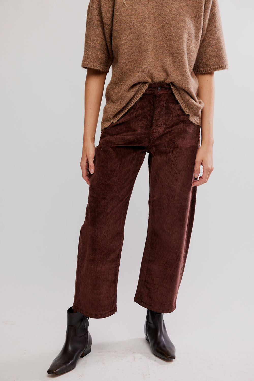 Free People - Deep Trance Cord - Shaved Chocolate - Front