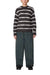 Obey - Casey Stripe Crew Sweater - Charcoal Multi