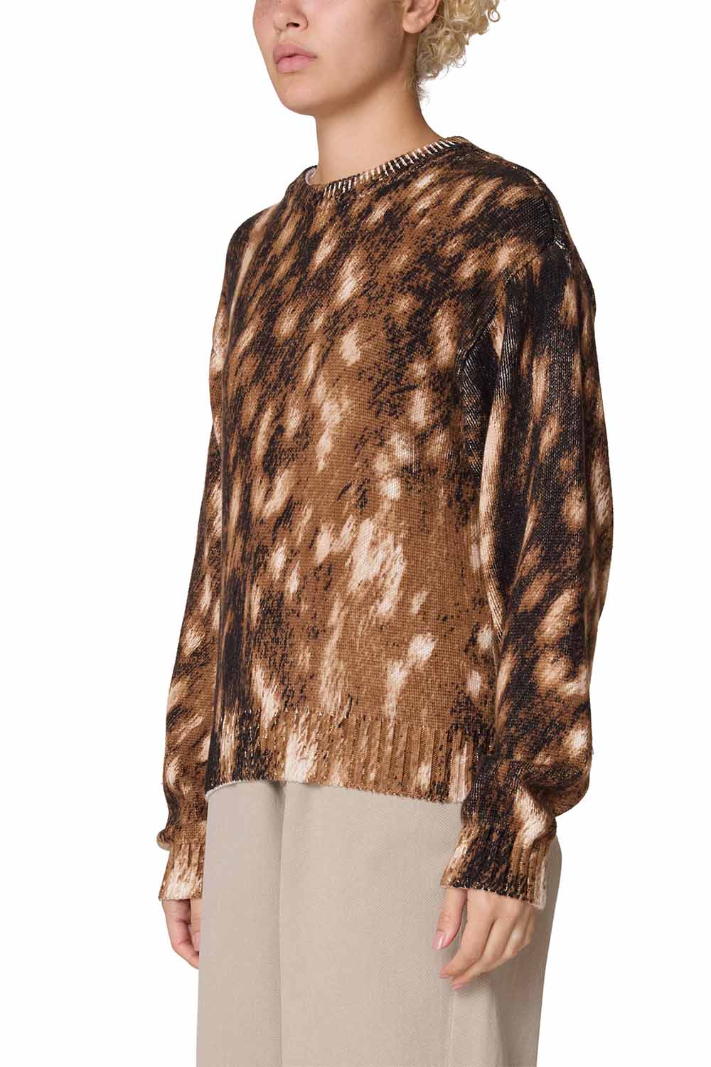 Obey - Fawn Crew Sweater - Fawn Multi - Side