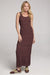 Saltwater Luxe - Pax Midi Dress - Cinnamon - Front
