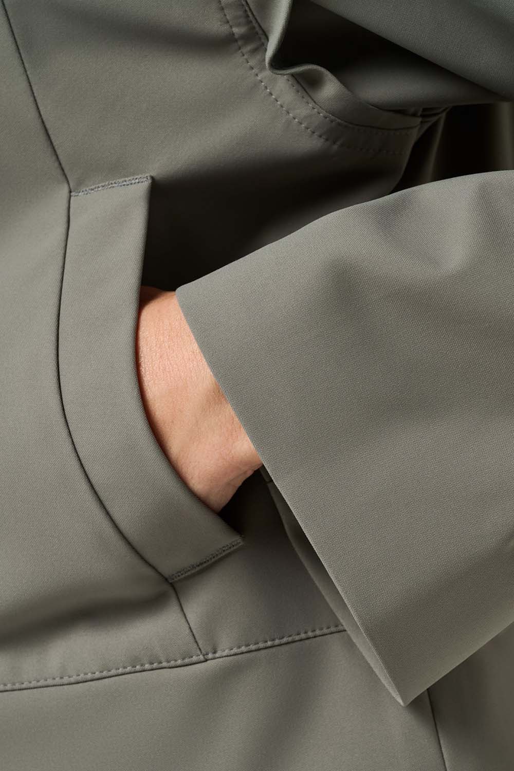 Travis Mathew - Wanderwoven Boundless Jacket - Olive Smoke - Detail