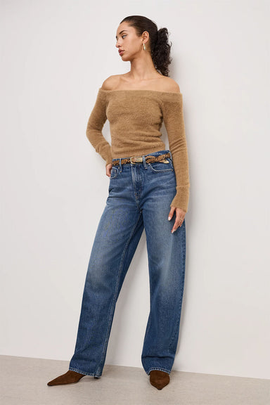 Good American - Good Barrel Jean - Indigo - Front