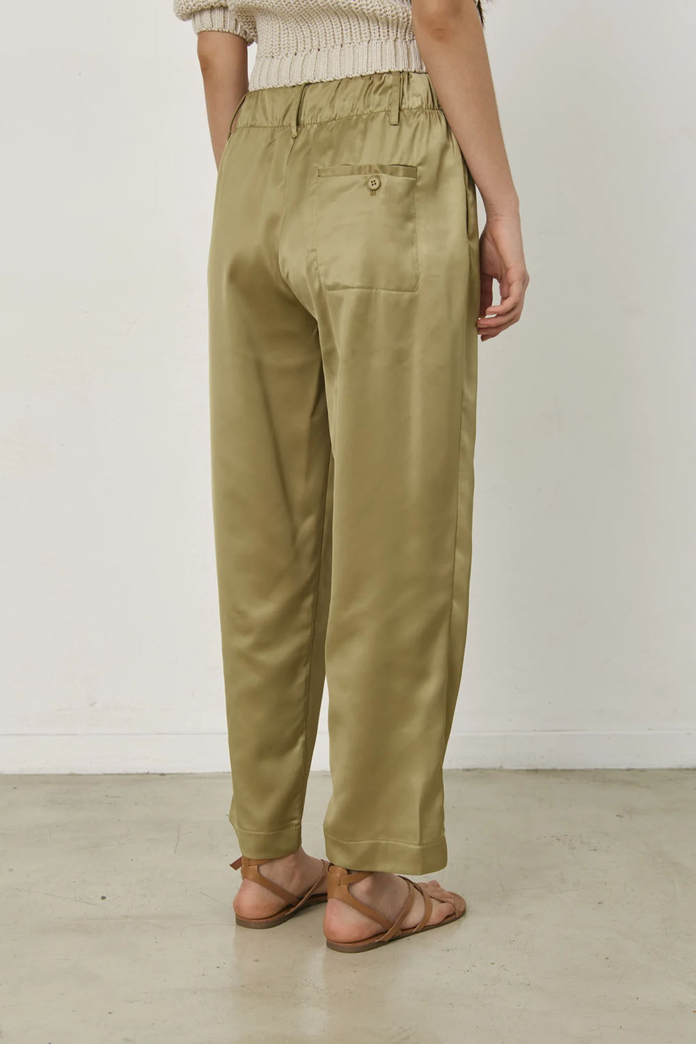 Deluc - Courbet Pants - Laurel Green - Back