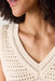 Marine Layer - Montecito Sweater Vest - Cream - Detail