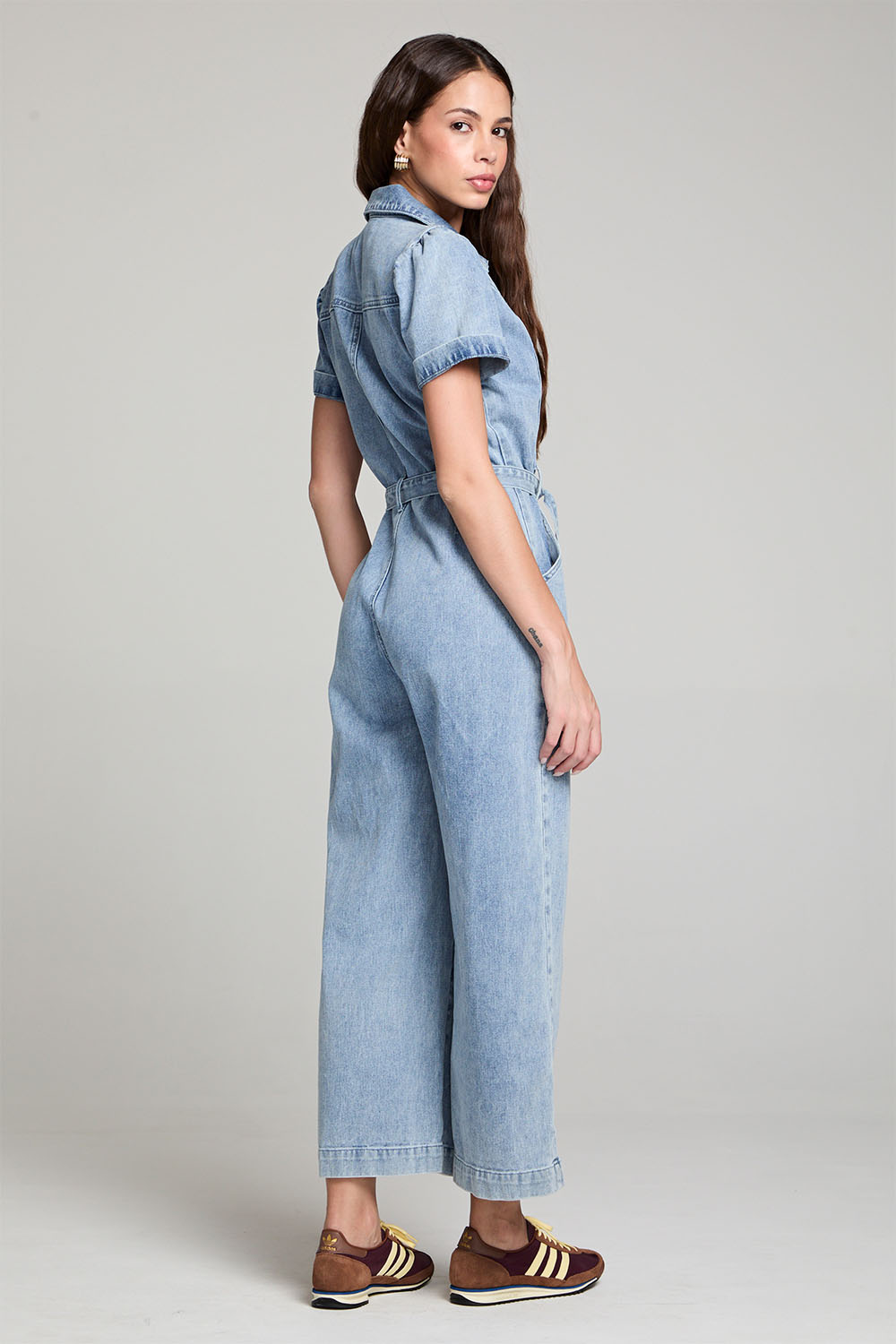 Saltwater Luxe - Thalia Jumper - Stonewash Denim - Back