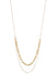 Able - Figaro Chain Layered Necklace - Gold