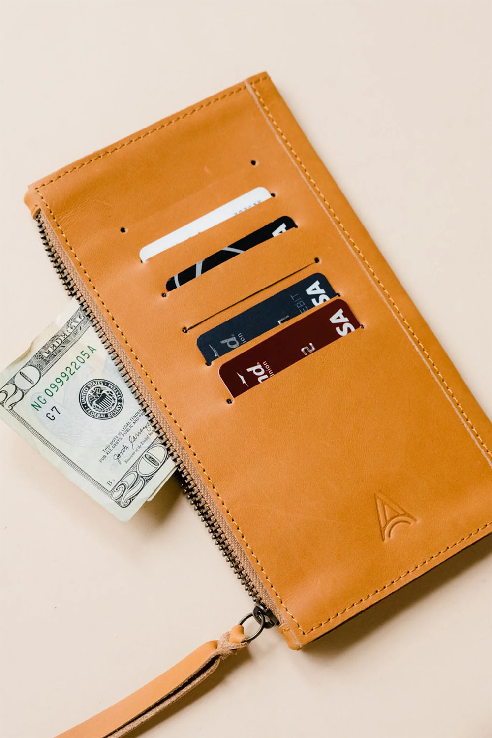 Able - Grace Wallet - Cognac