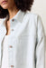 Marine Layer - Molly Oversized Shirt Jacket - Railroad Stripe - Detail