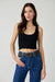 Free People - Here For You Cami - Black - Front