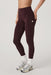 Vuori - All the Form Pocket Legging - Raisin - Front