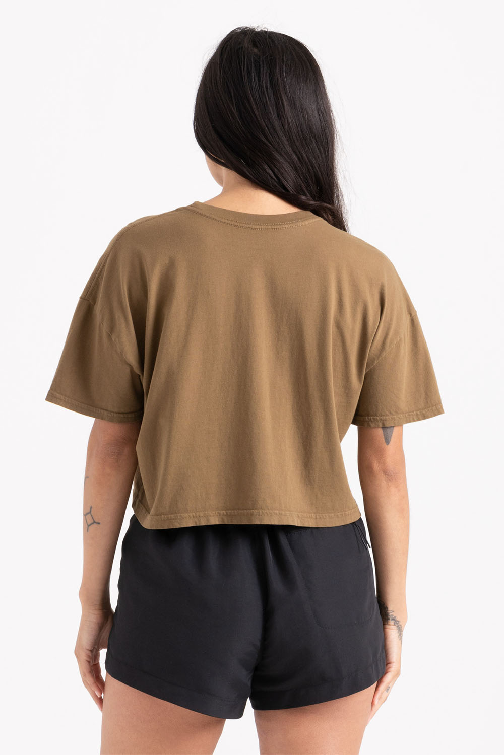 Roark - Earth Mystic Cropped Boxy - Woodland - Back