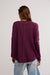 Free People - Latte Blue Thermal Solid - Chocolate Grape - Back