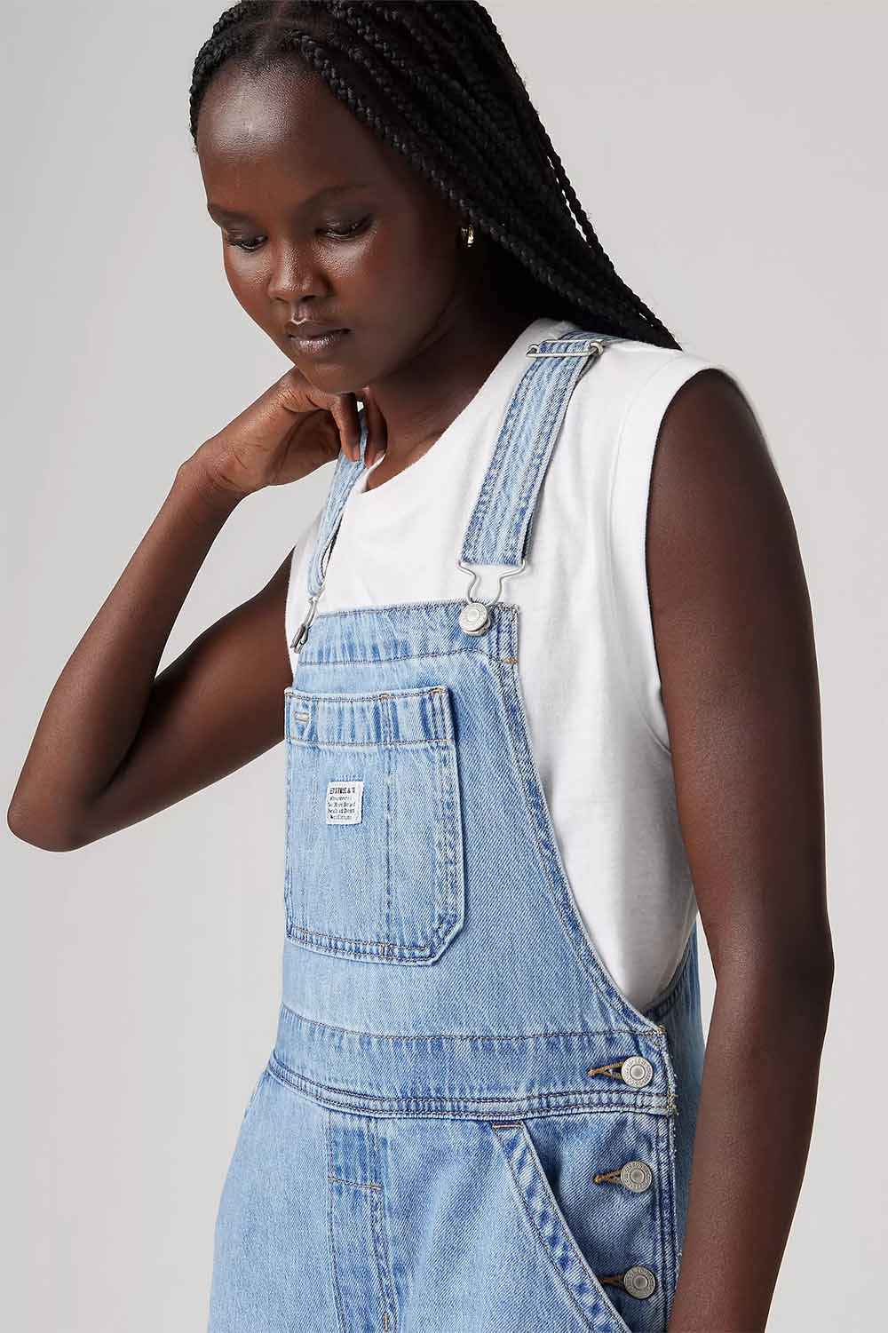 Levis - XL Overalls - Invested Indigo - Detail