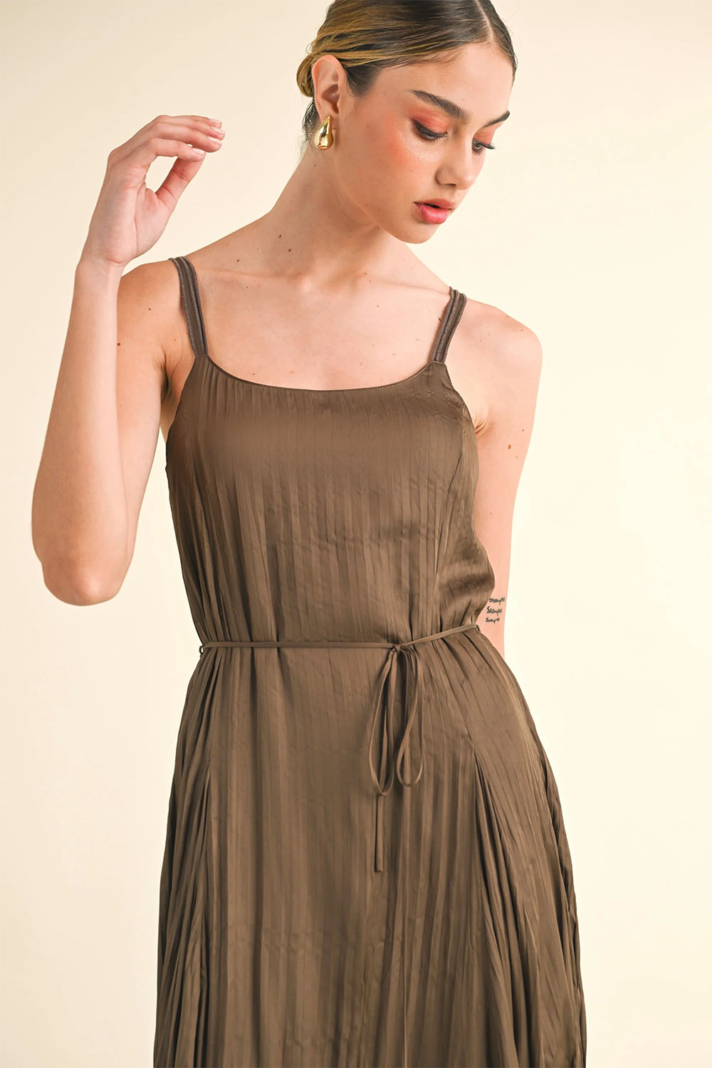 Reset by Jane - Joanne Dress - Espresso - Detail