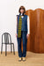 FRNCH - Baudelaire Vest - Bleu Jean - Front