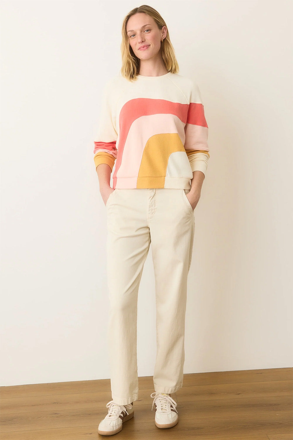 Marine Layer - Vintage Terry Sweatshirt - Warm Wave