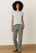 Marine Layer - Stripe Swing Crew Tee - Navy/White Stripe