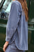 Outer Known Cord Weekend Shirt in Washed Marine — Side view