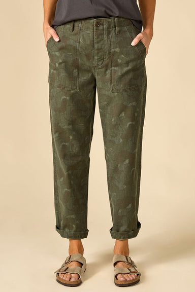 Outer Known Westbound Utility Pant in Beachwood Sea Camo — Front view