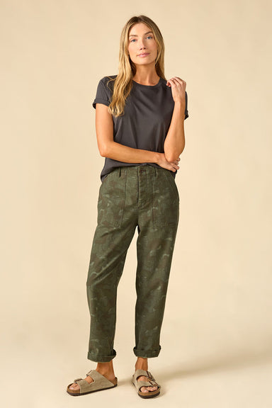 Outer Known Westbound Utility Pant in Beachwood Sea Camo — Full-body view