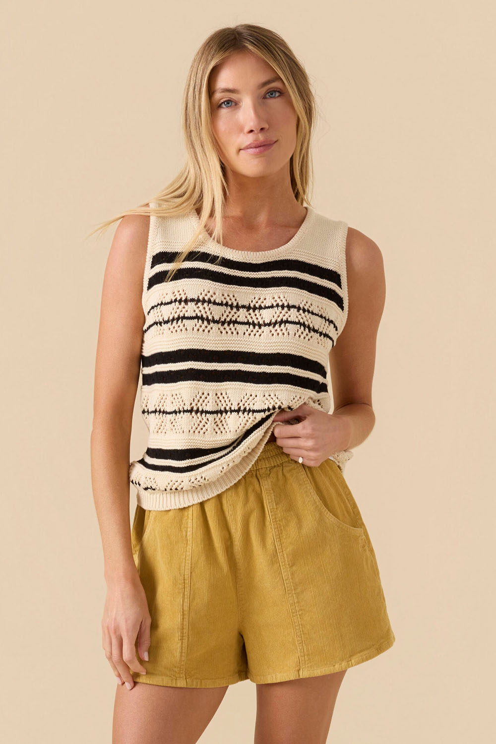 outerknown-currents-knit-tank-pitch-black-stripe-front