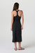 Vuori - Halo Racerback Dress  - Solid Black - Back
