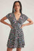 Marine Layer - Camila Mini Dress - Floral Block Print - Front