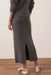 Marine Layer - Isla Sweater Skirt - Charcoal - Back