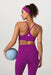 Vuori - All the Feels Bra - Magenta - Back