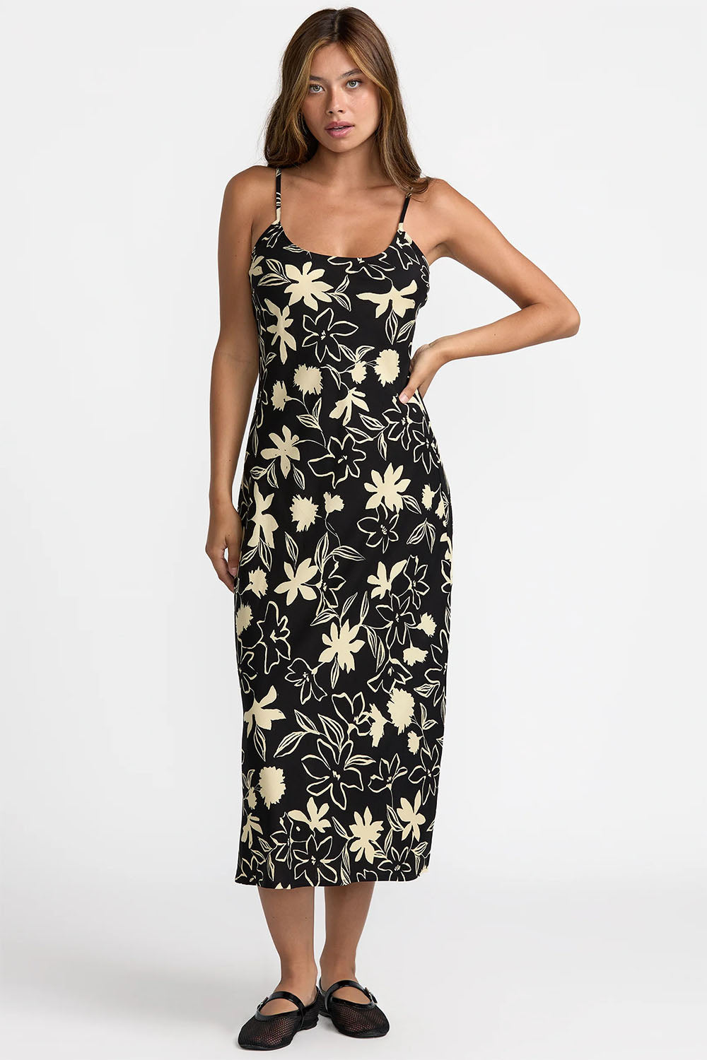 RVCA - Aelia Midi Dress - RVCA Black