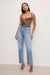 Good American - Good Boy Crop - Indigo - Front