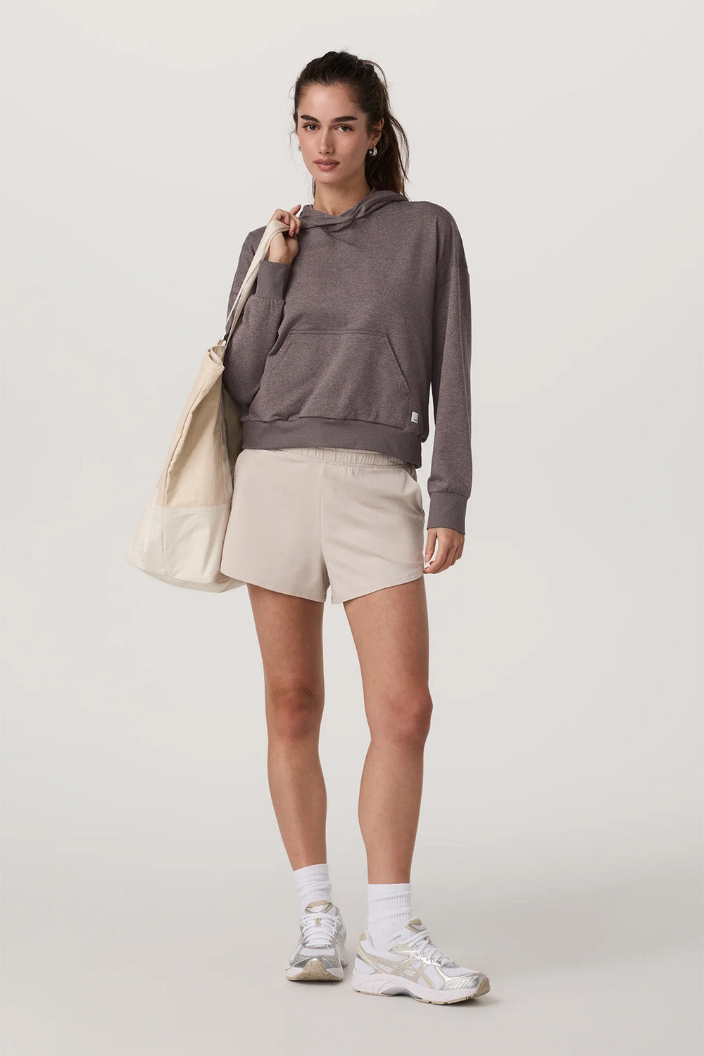 Vuori - Halo Modern Pullover Hoodie - Huckleberry Heather