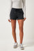Travis Matthew - Cloud Fleece Short 2.0 - Heather Black - Front