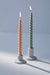 paddywax 2.9in tall taper holder white speckled model