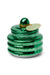 Paddywax Balsam & Fir Beam 3oz Candle in Green Mercury — Front view