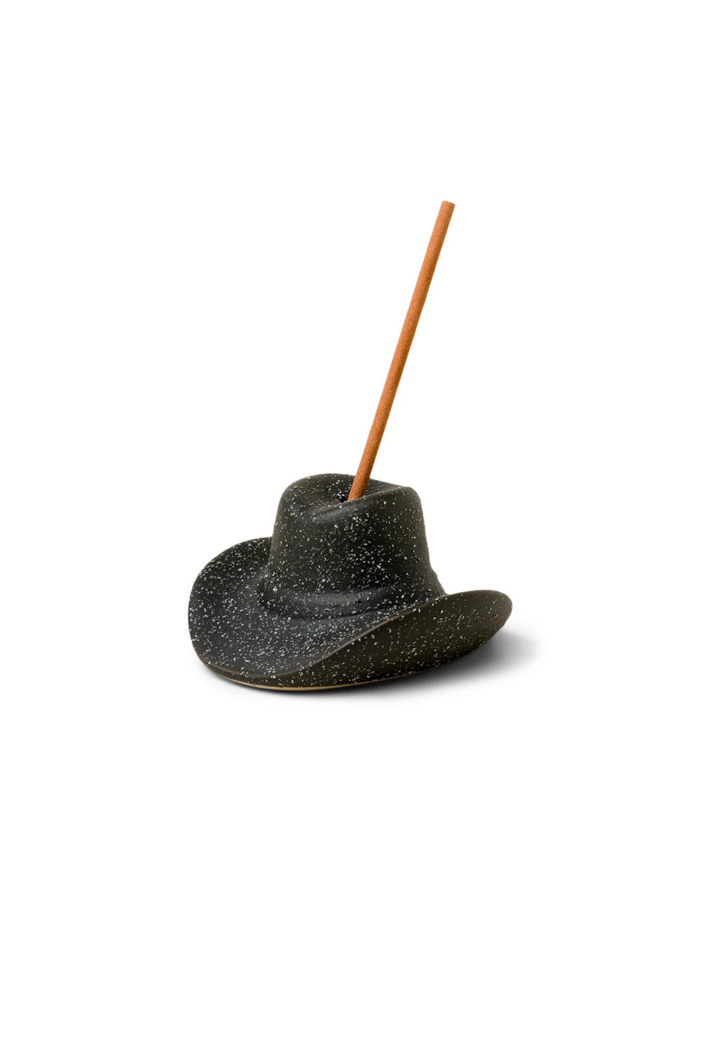 paddywax cowboy hat incense holder black