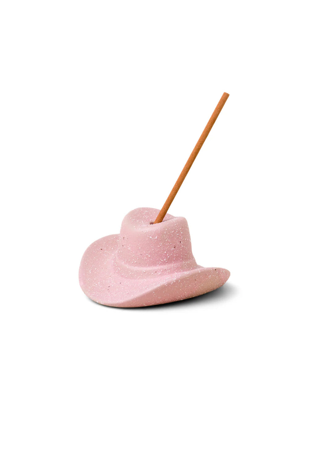 paddywax cowboy hat incense holder pink