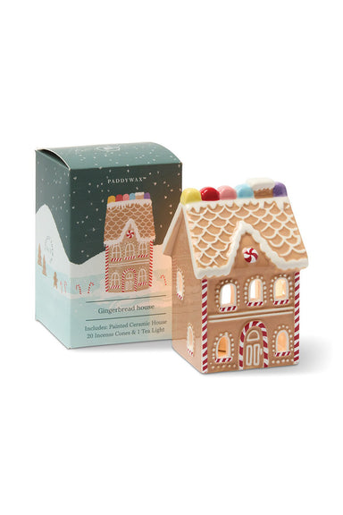 Paddywax Incense House in Gingerbread — Front view