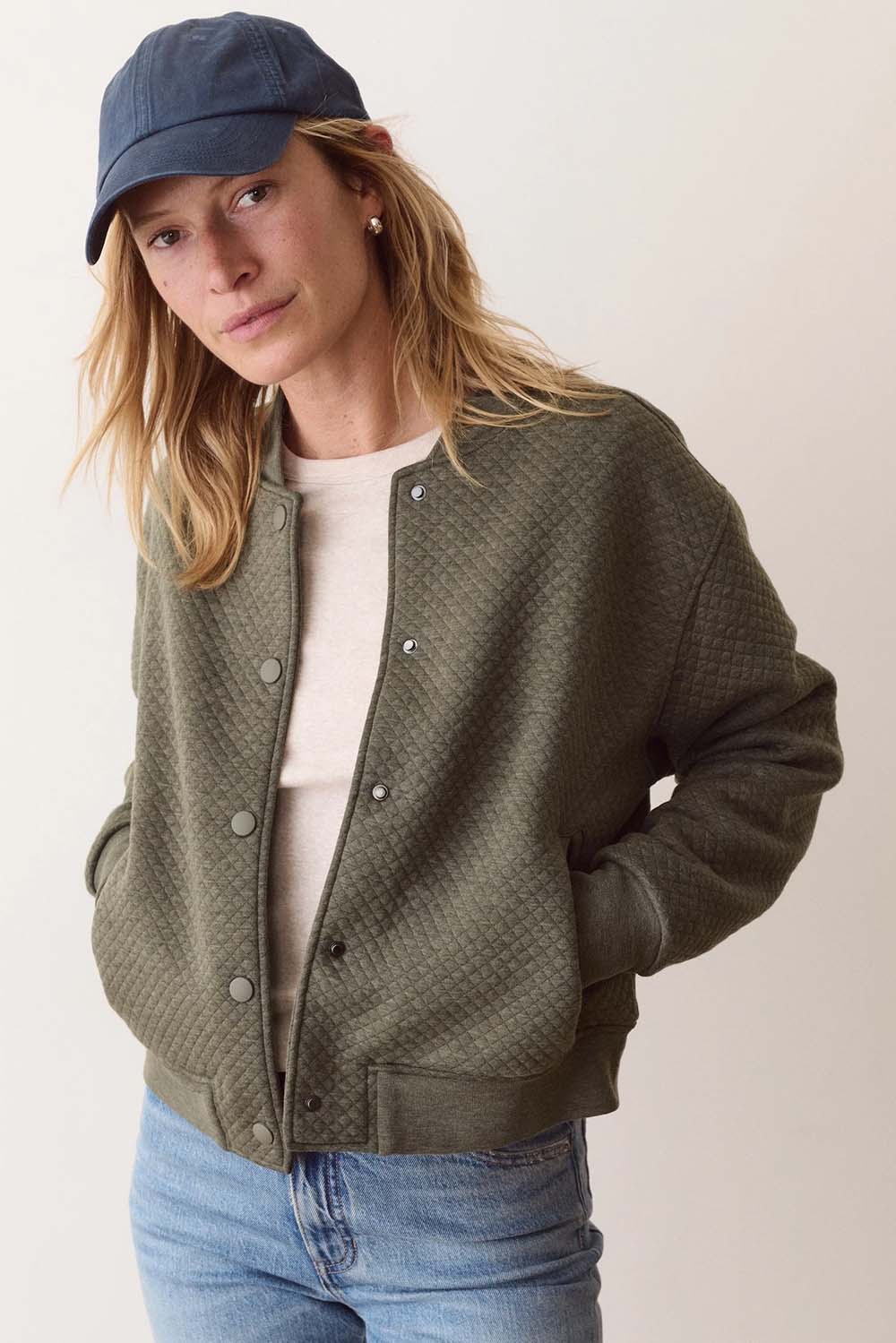 Corbet Quilted Bomber