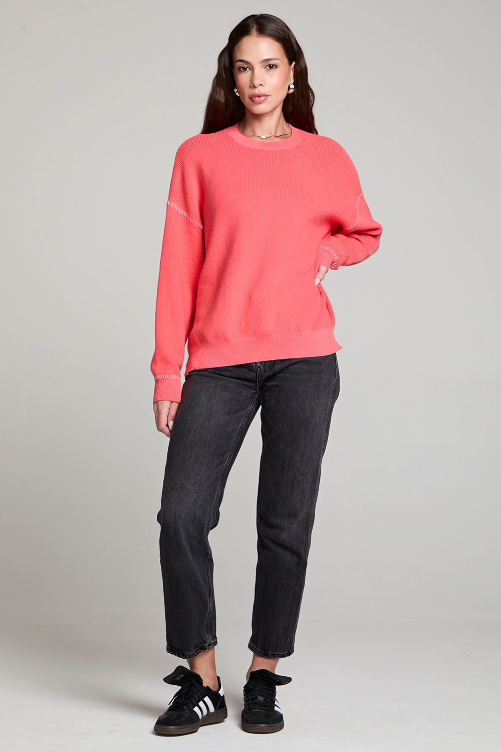 Saltwater Luxe - Izabela Sweater - Crimson