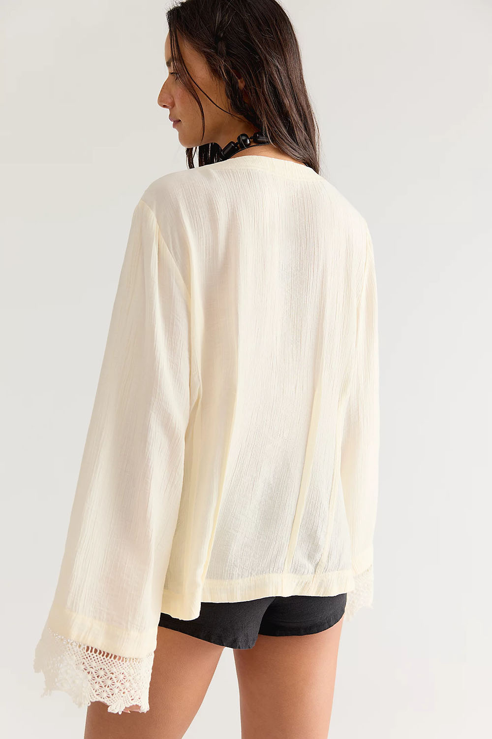 Free People - Donni Blouse - Tofu - Back