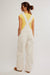 Free People - Good Luck Overall - Milk - Back
