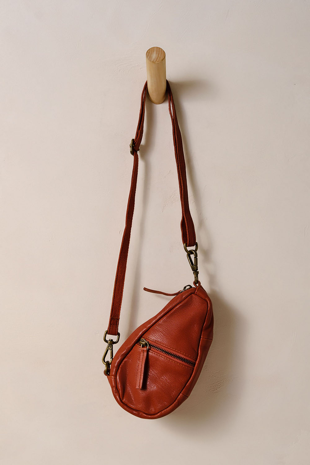 Free People - Coffee Date Mini Crossbody - Terracotta - Front