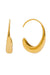 Pearl of the West Celia Hoops in 18K Gold Plated SS — Product view