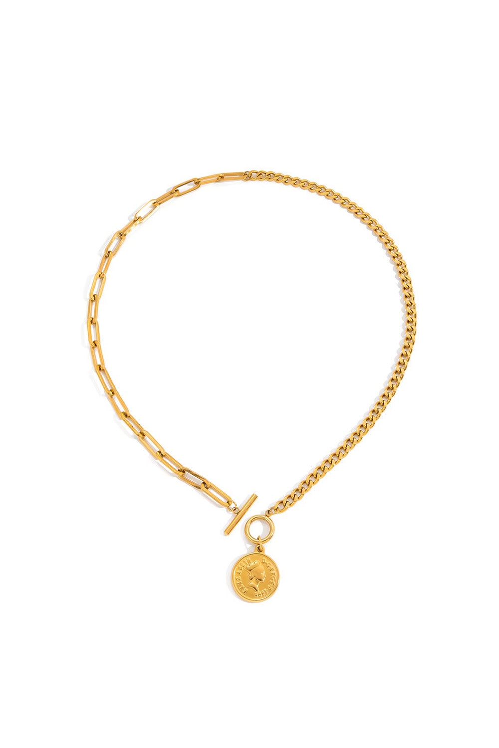 Pearl of the West Coin Pendant — Product view